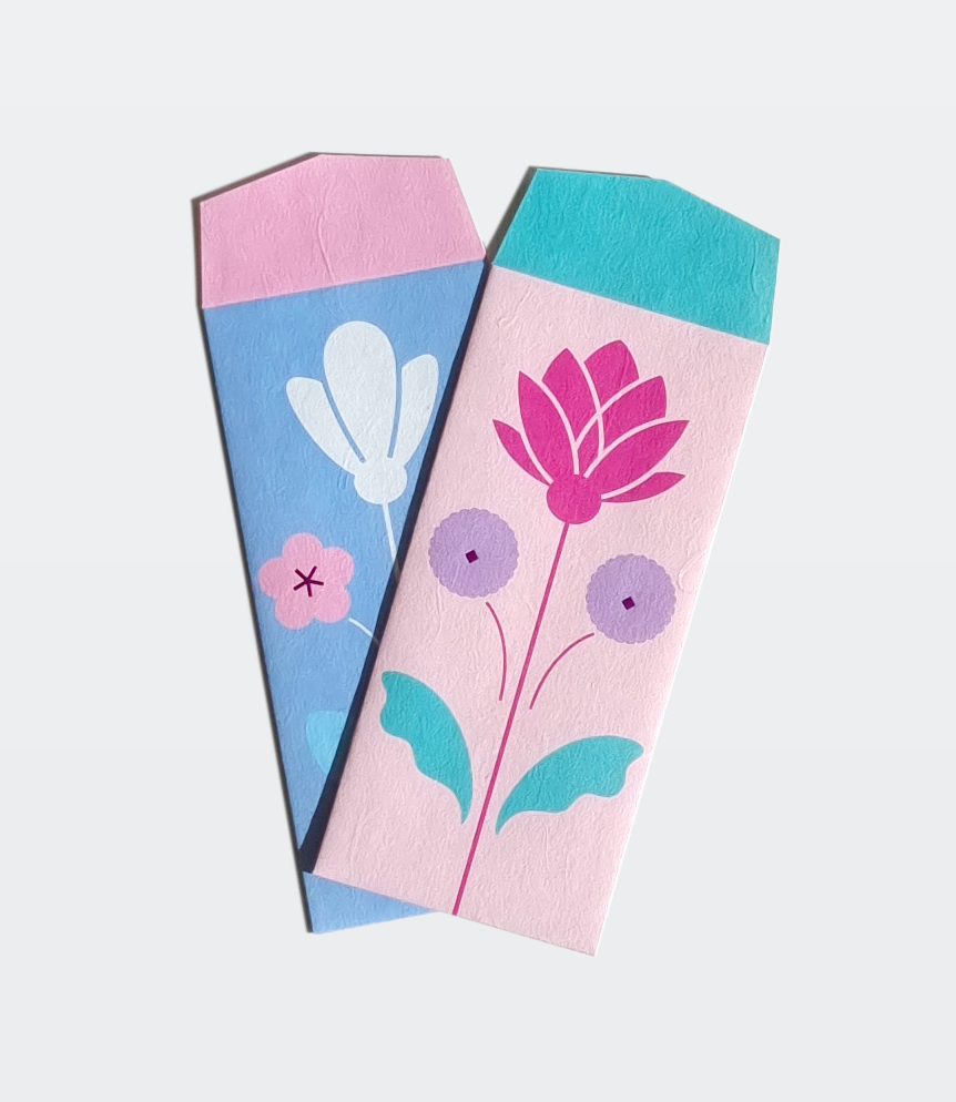 Kihonsangje Korean Traditional Patterns Cash Envelope  Set - Image 3