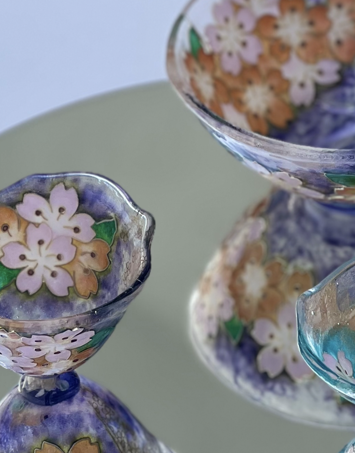 Ascending Vitreous Enamel Teacup - Image 3