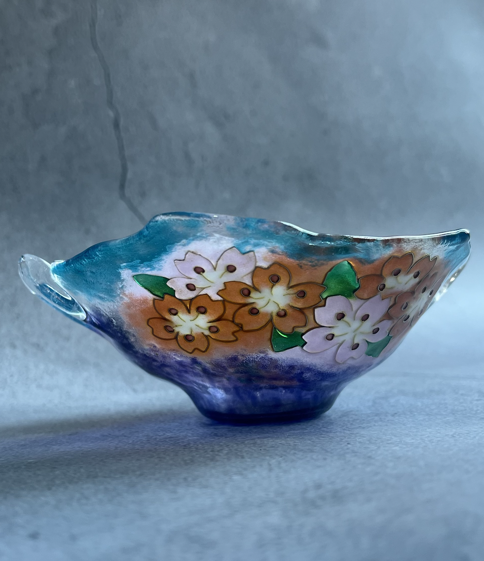 Ascending Vitreous Enamel Bowl