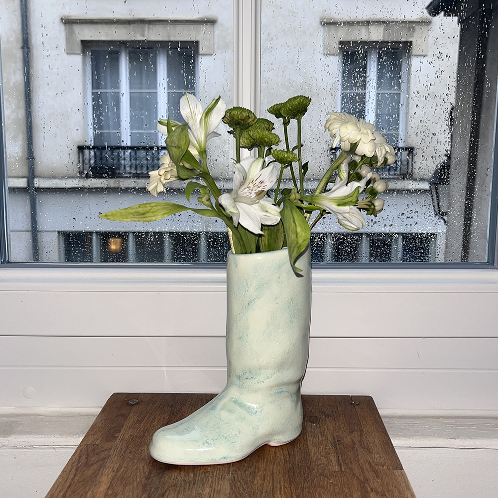 Boots vase - Blue - Image 2