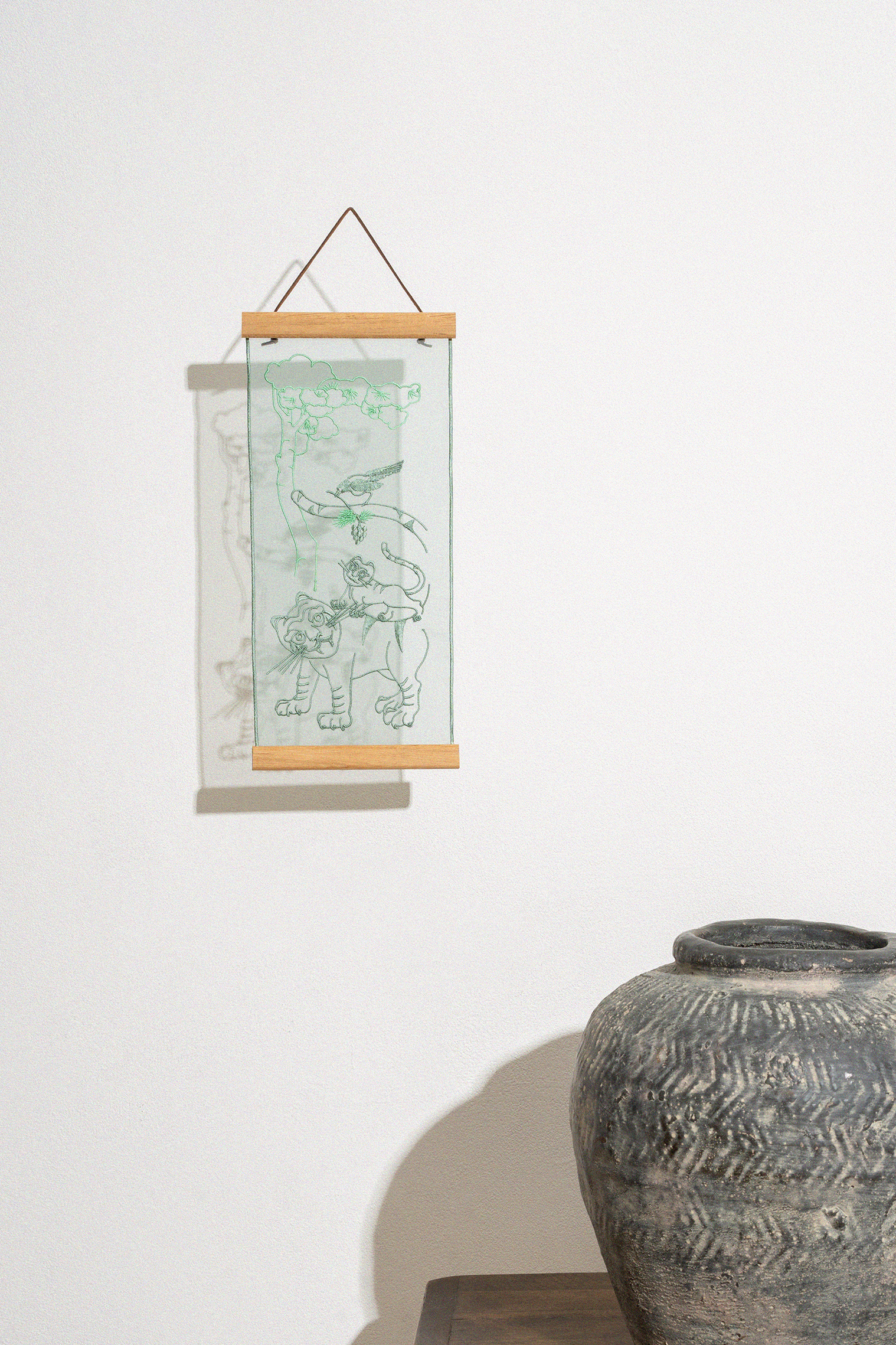 Fortune Hanging, Tiger and Magpie - Image 4