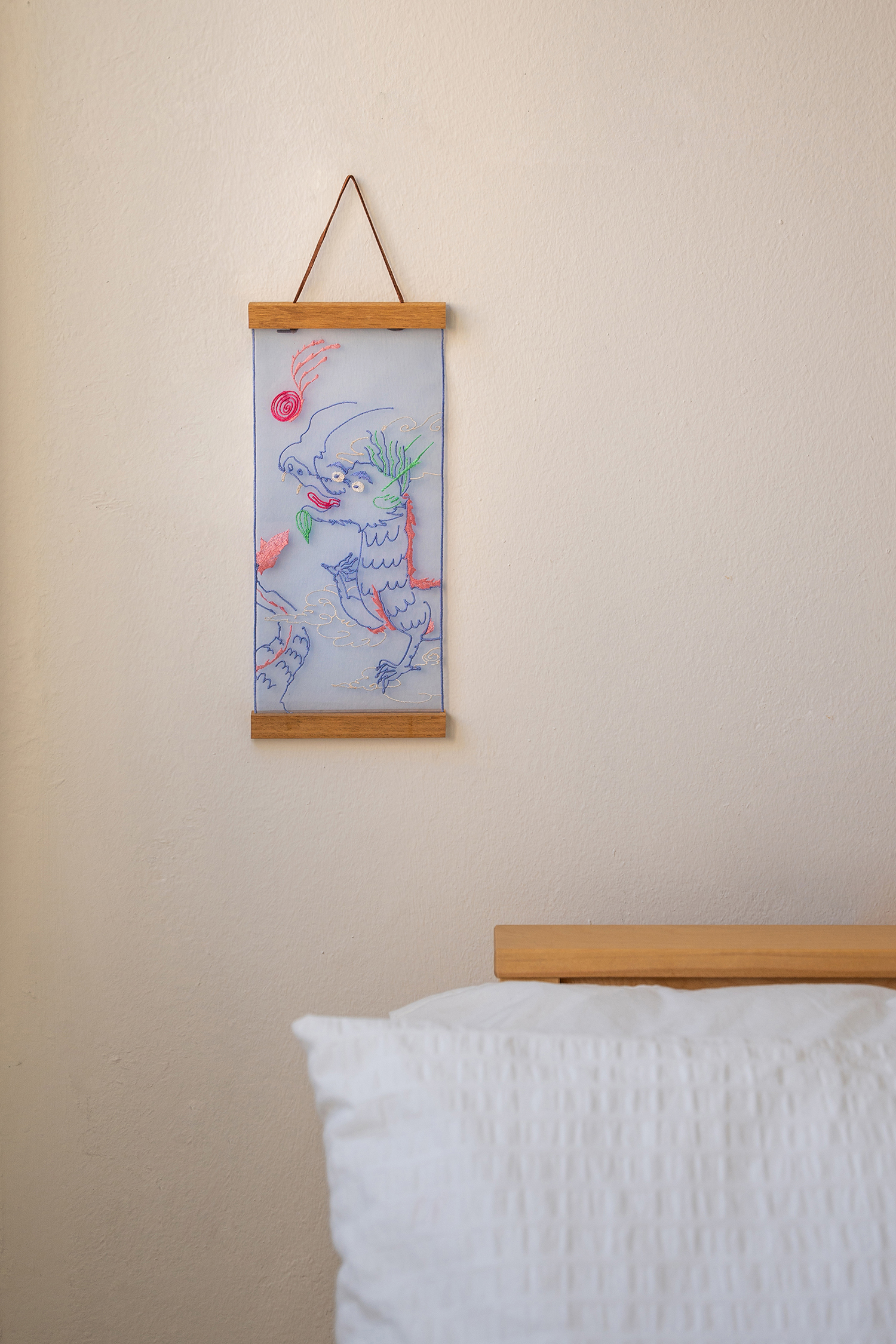 Fortune Hanging, Blue dragon - Image 3