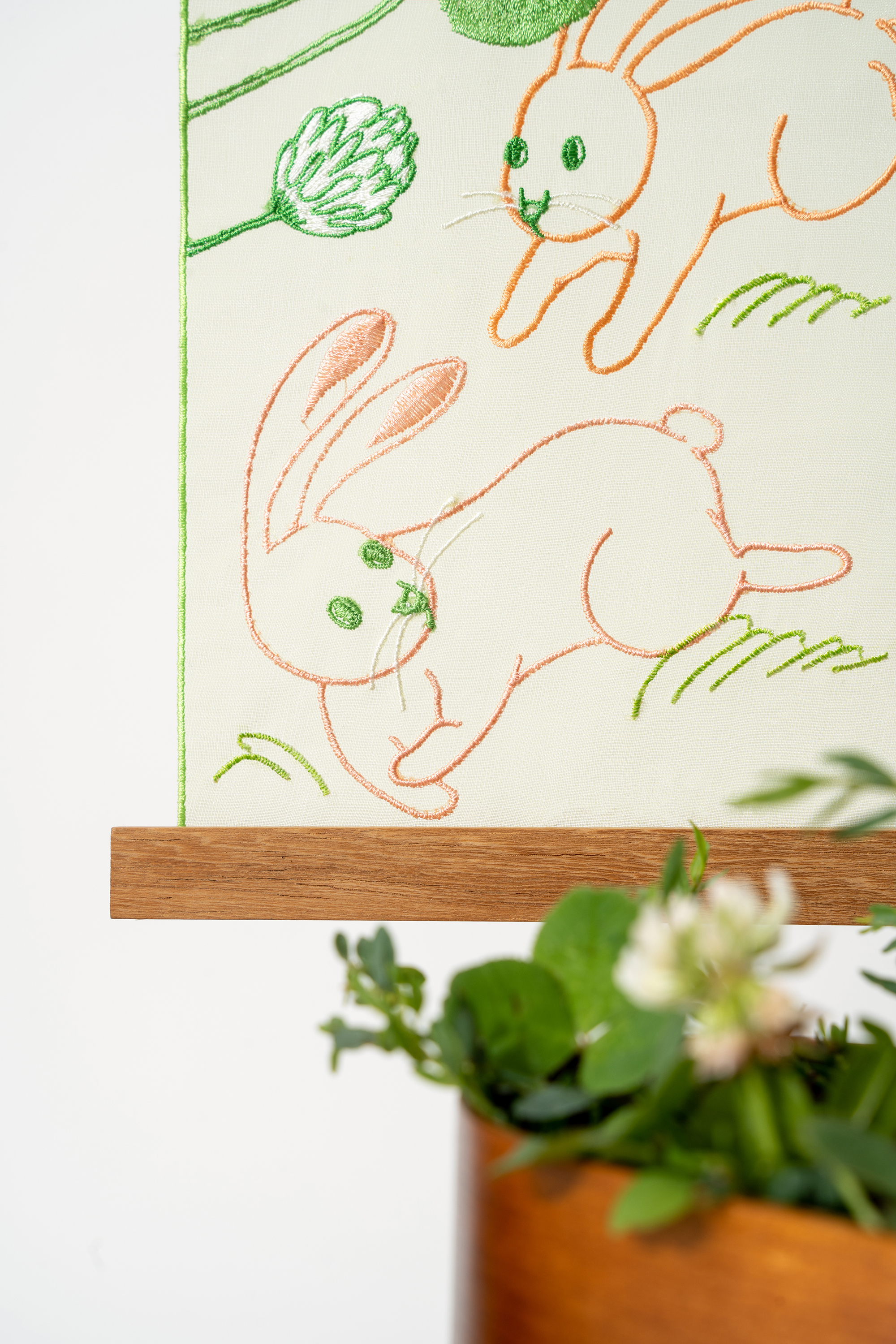 Fortune Hanging, Two rabbits - Image 3