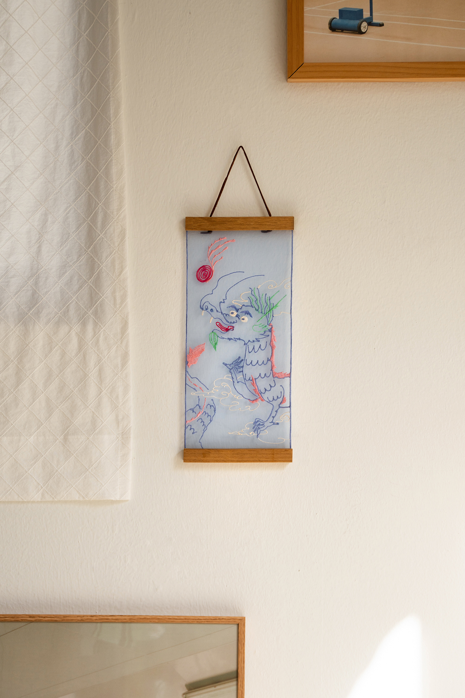 Fortune Hanging, Blue dragon - Image 2