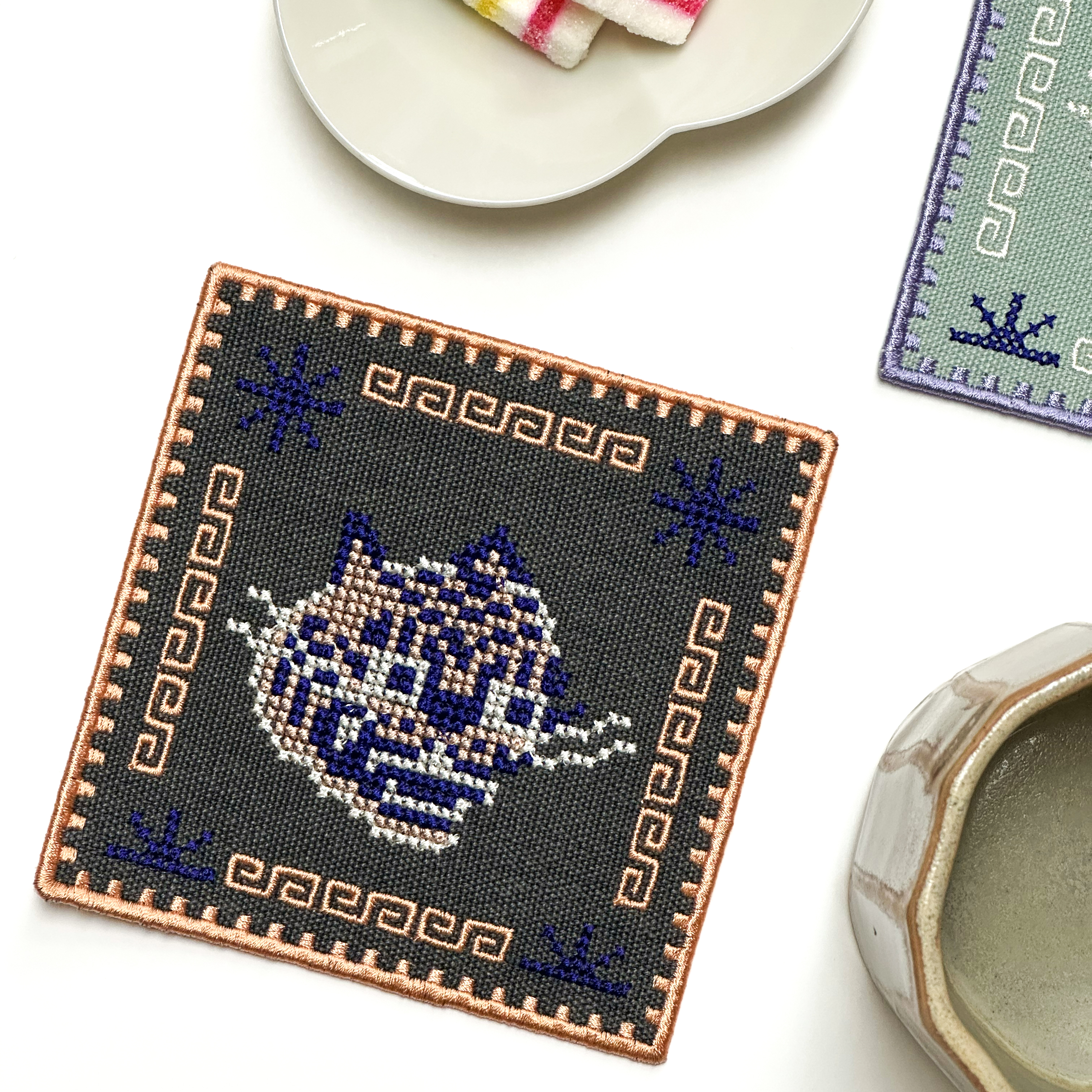 Joseon Tiger Badge Coaster