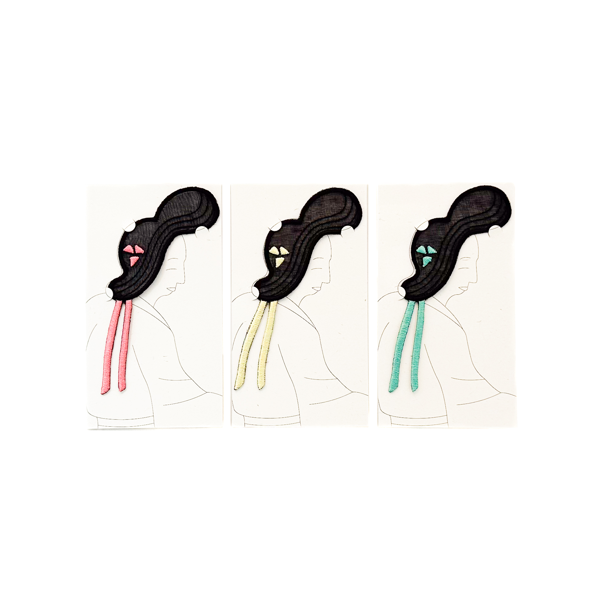 Aesthetics of Traditional Hair Decoration ‘Gache’ Bookmark - Image 4