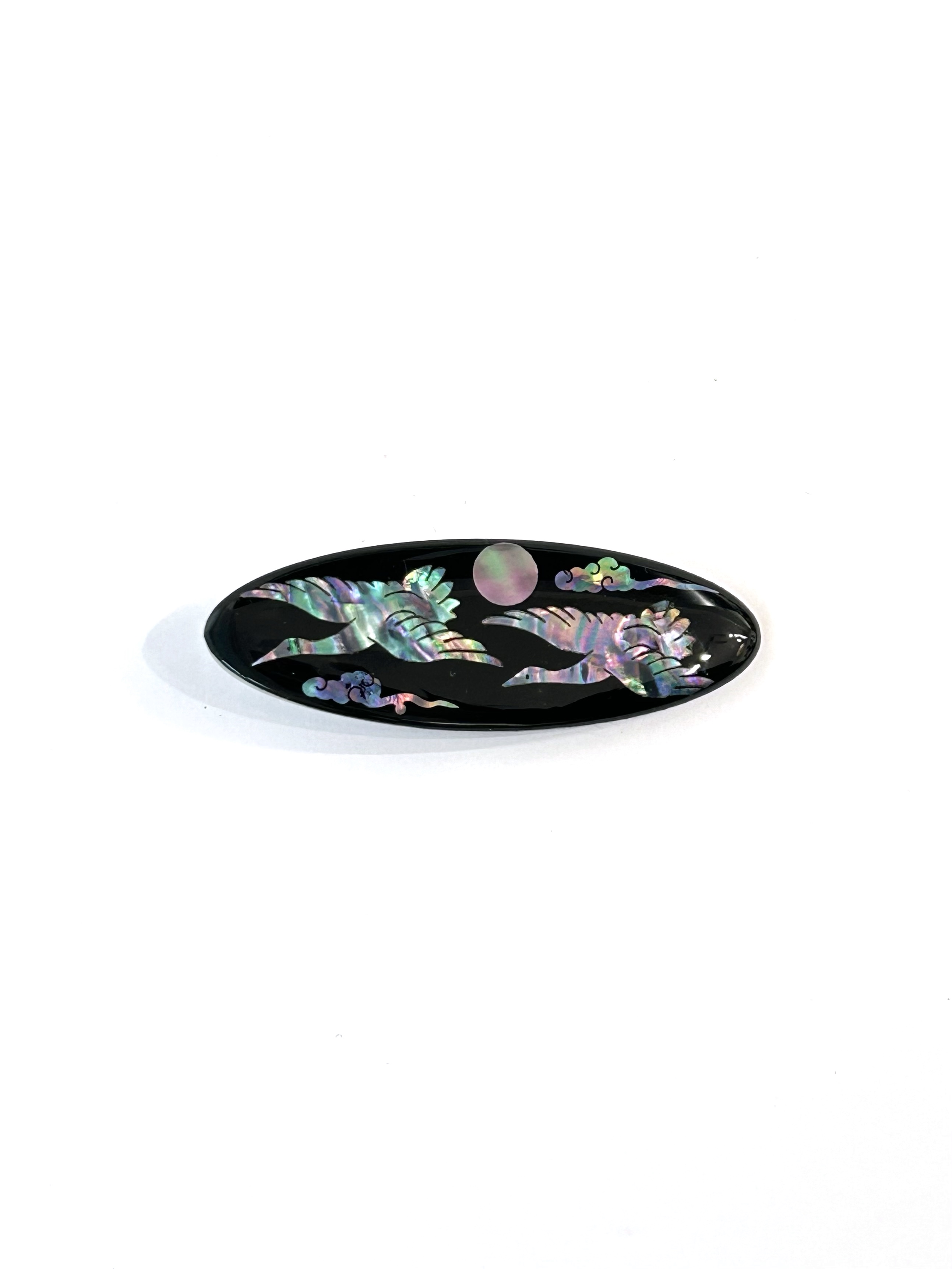 A pair of cranes in the sky