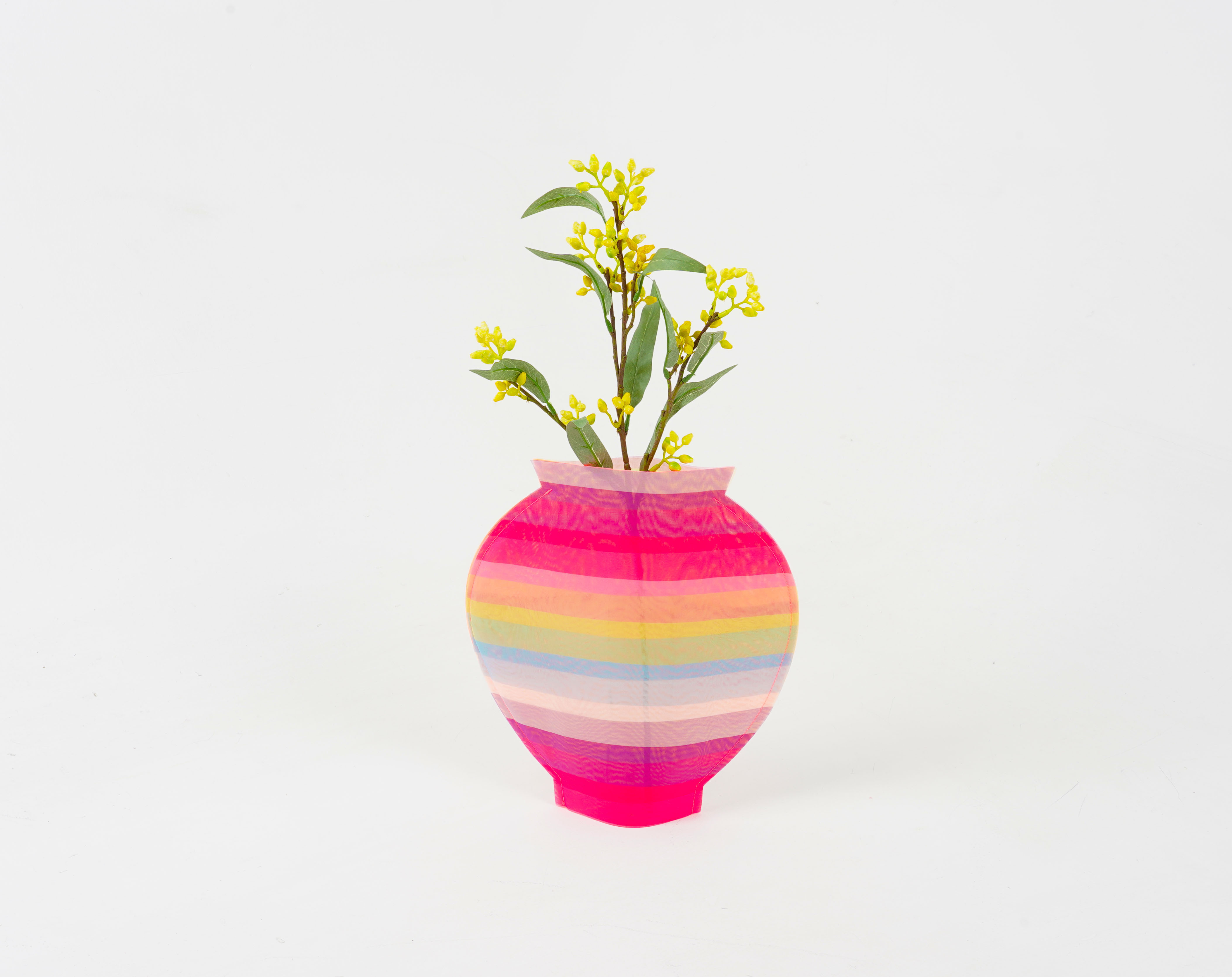 Moon Jar with multi stripe