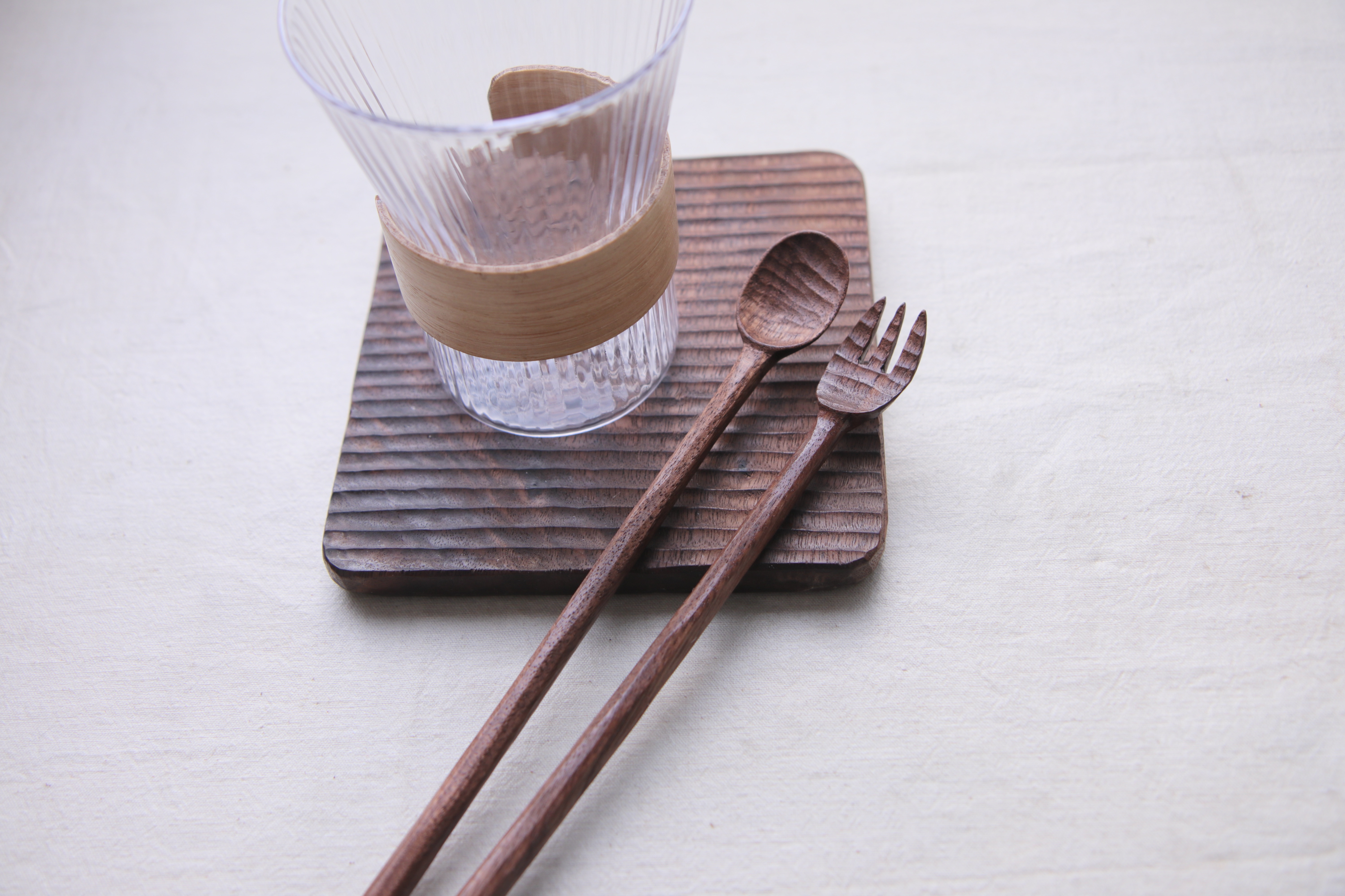 Walnut Long Muddler Fork Set - Image 3