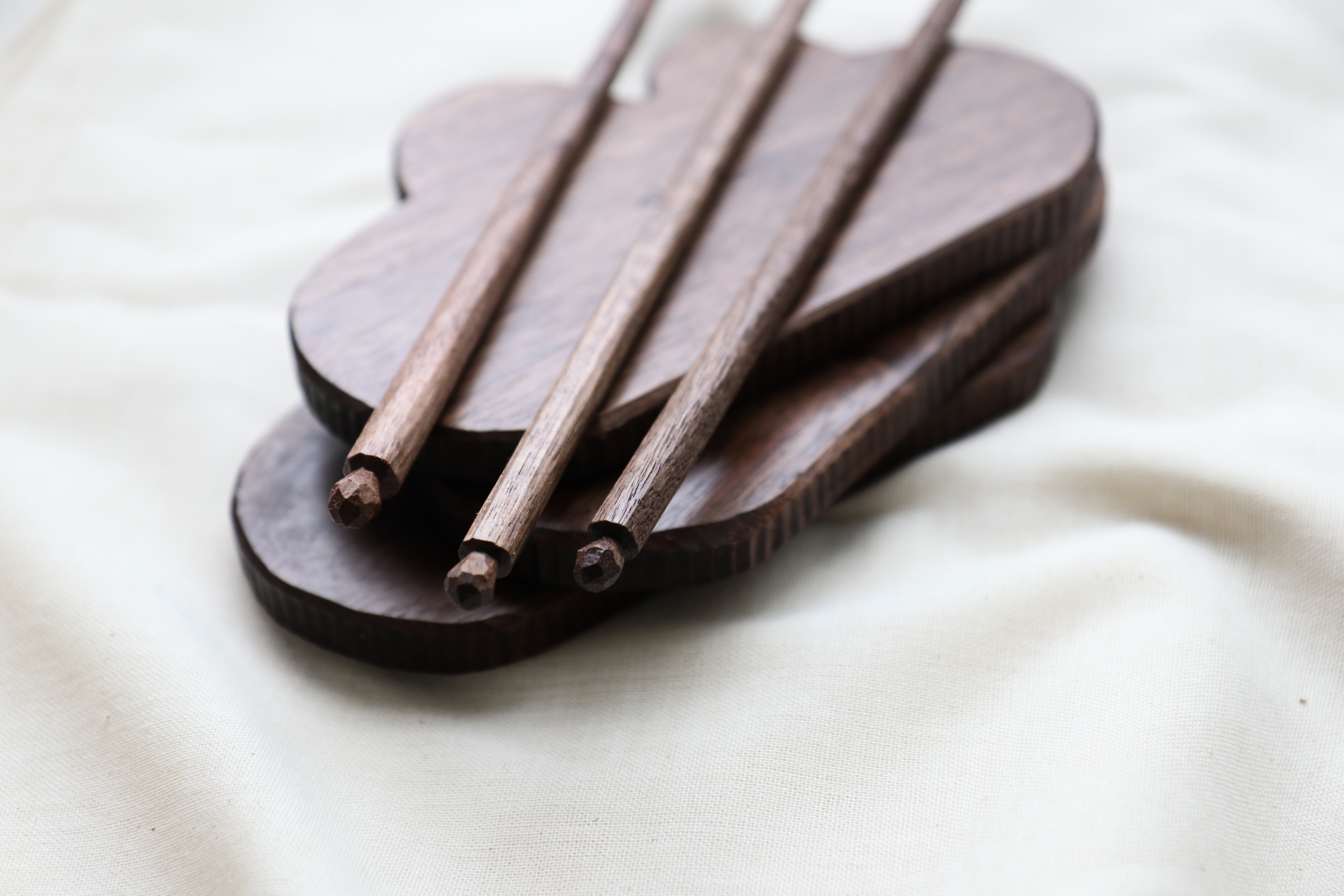 Walnut Chrysanthemum Long Muddler - Image 4