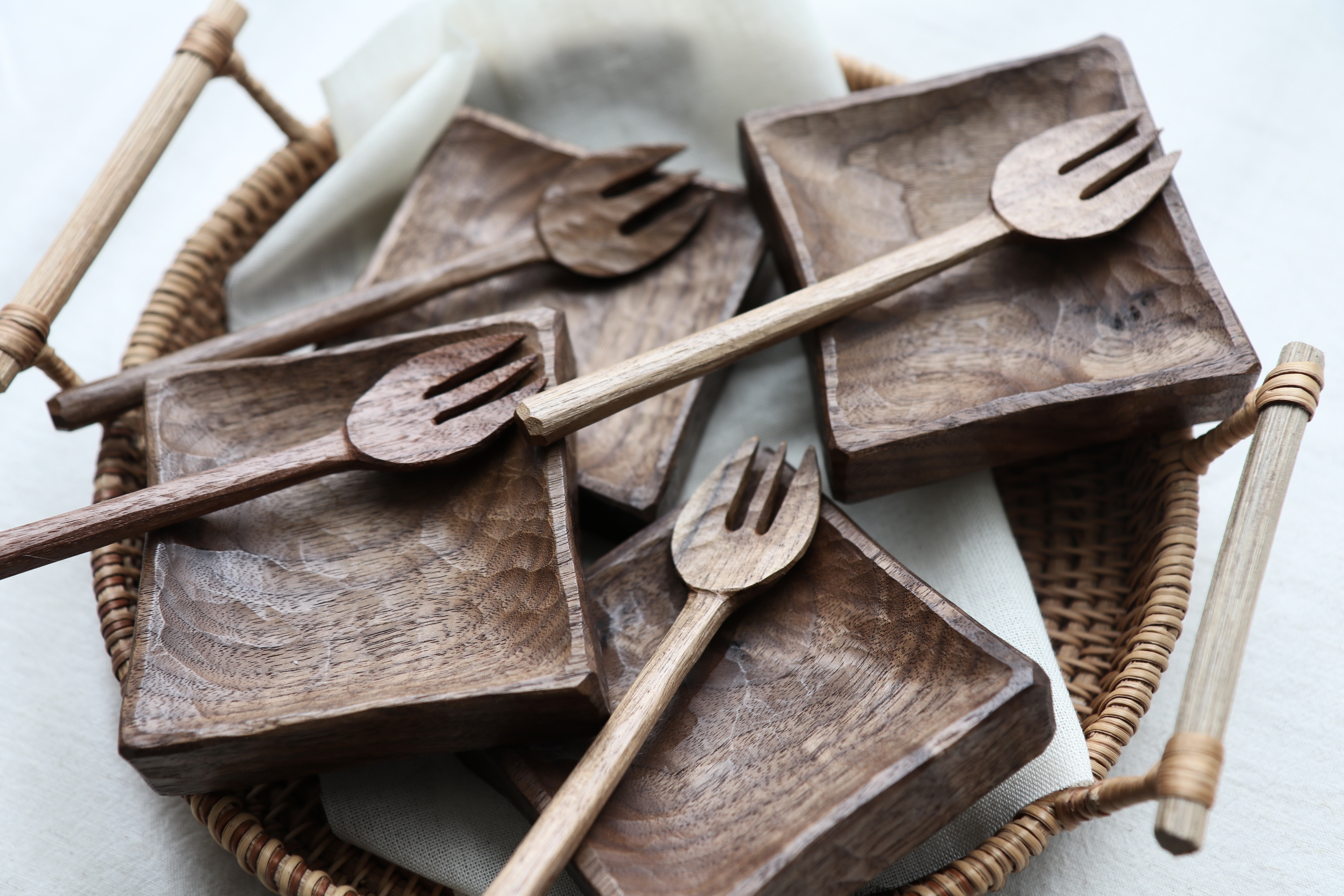 Walnut Tulip Fork - Image 2