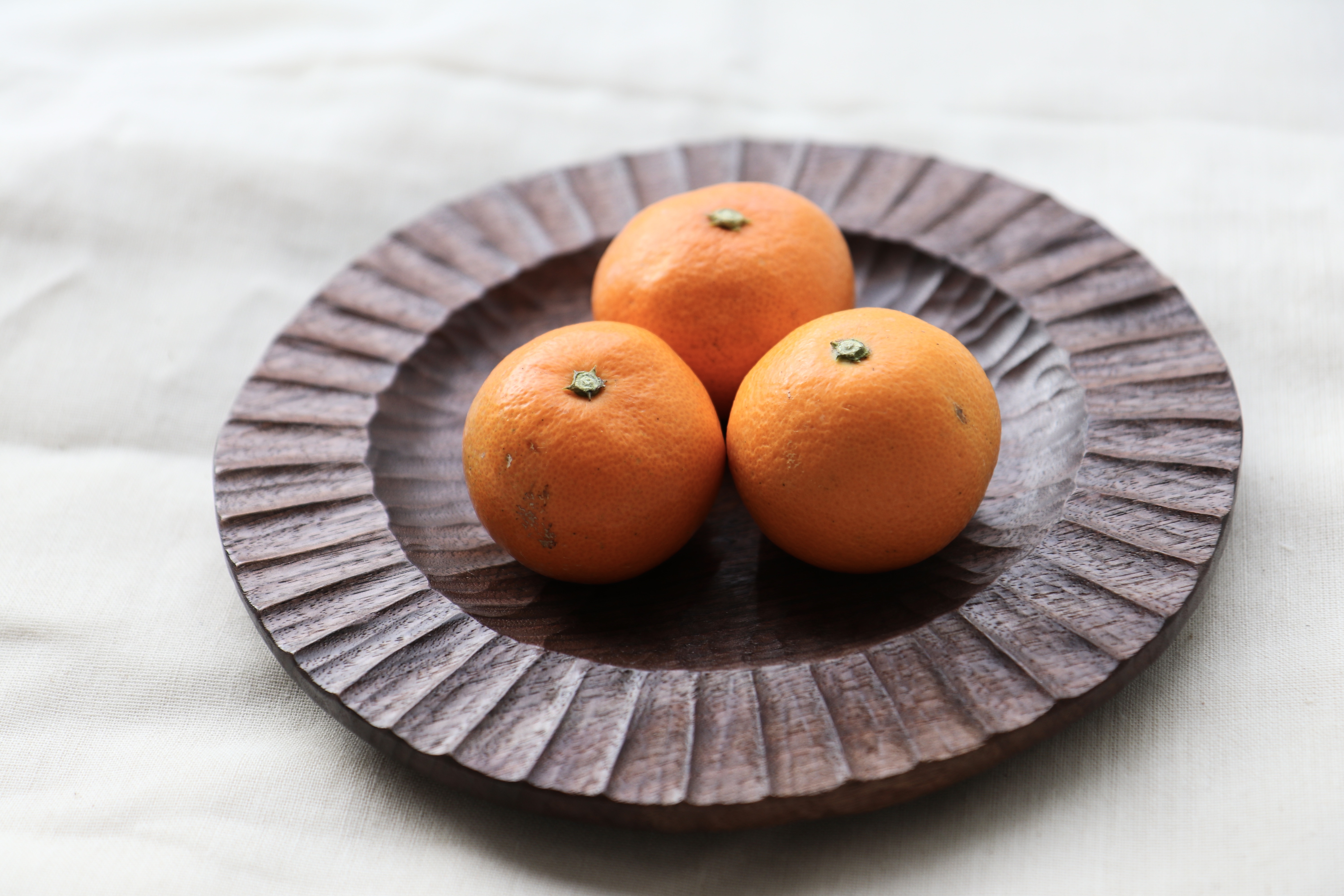 Walnut Round Plate - Image 2