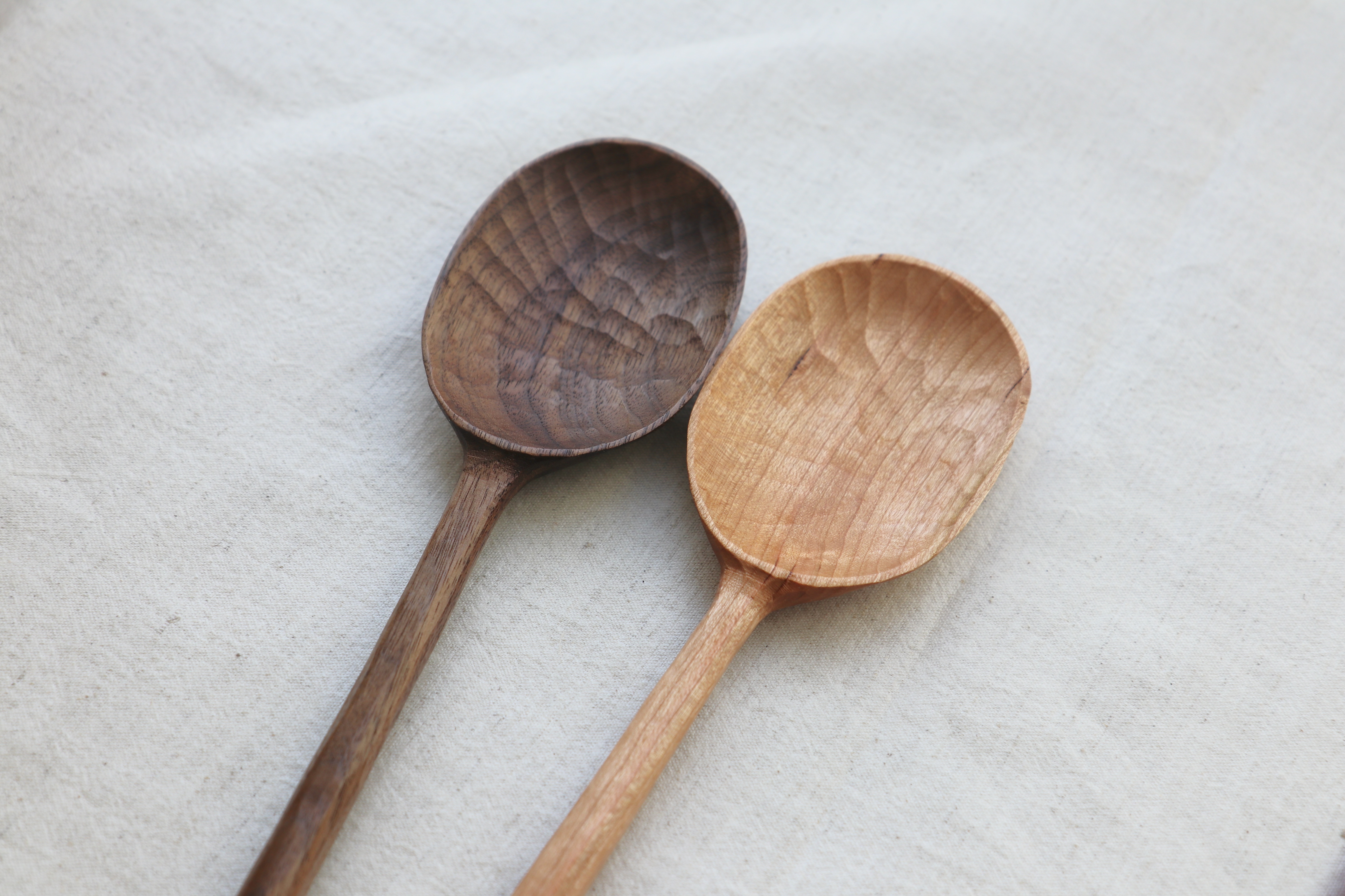 Walnut Oval Rice Paddle - Image 2