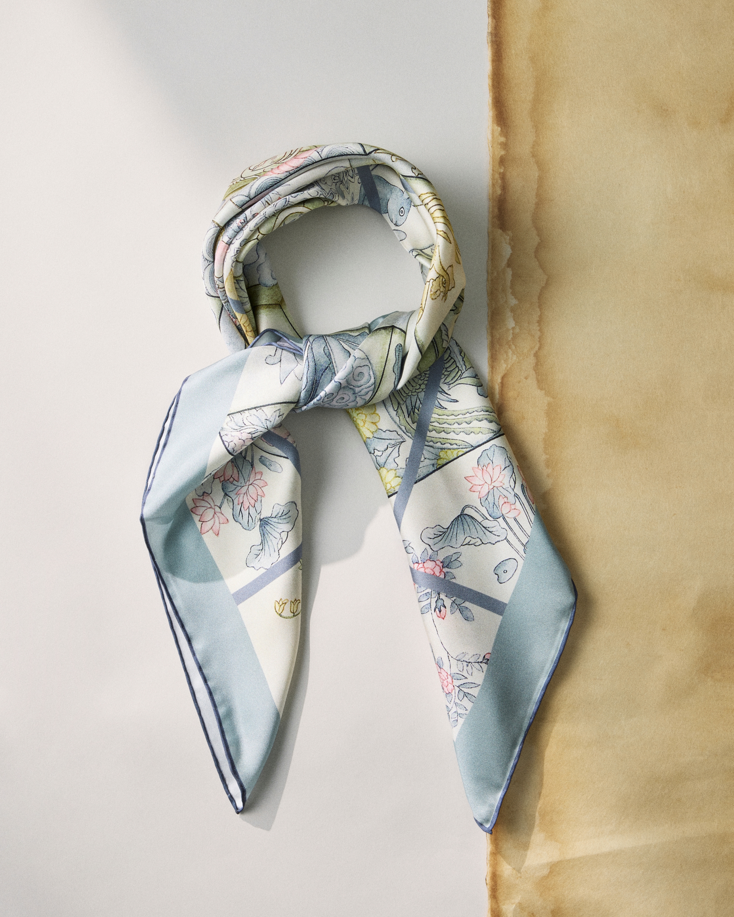 Happy Road  Premium Silk  Square Scarf - Image 5