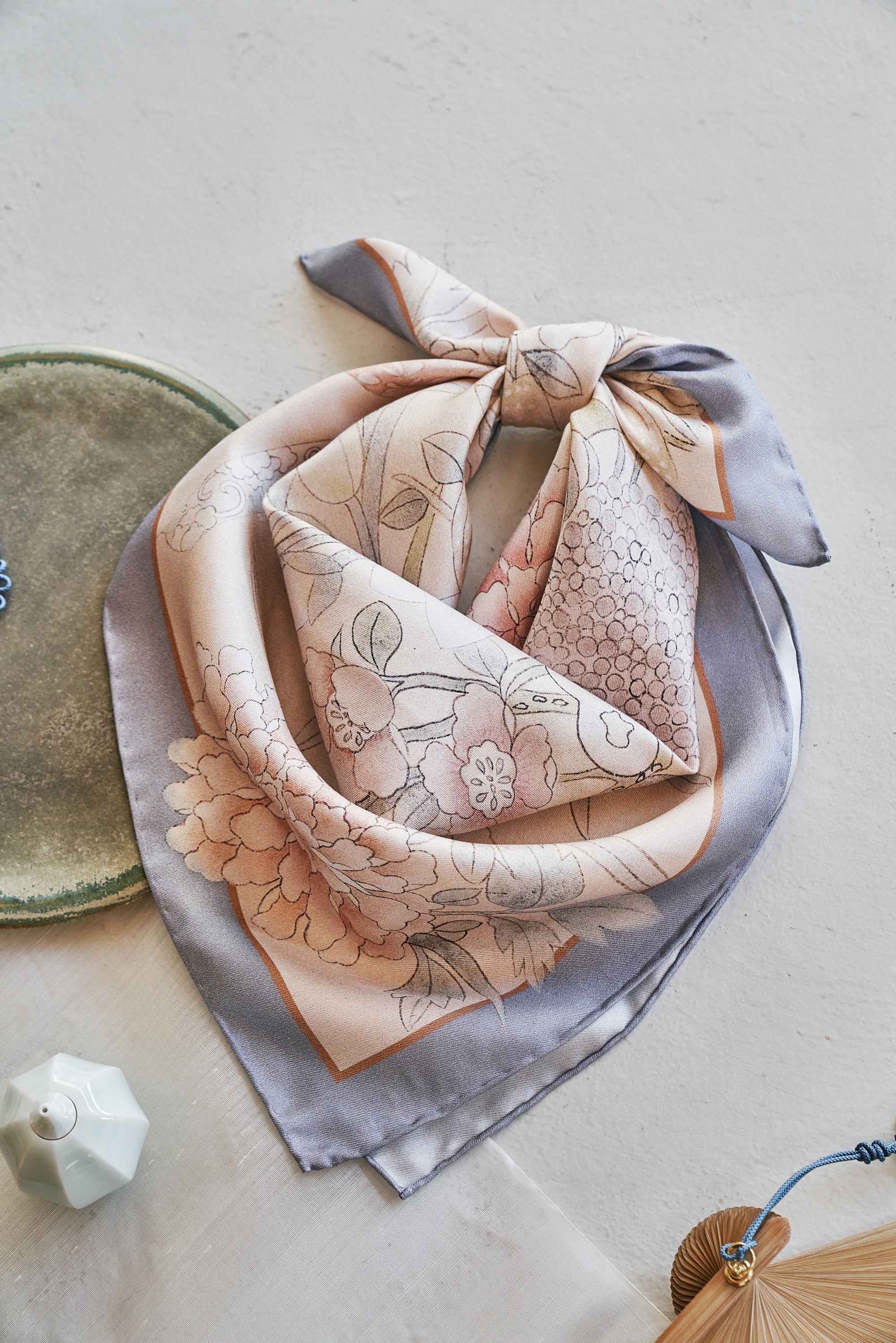 Dabok Premium Silk  Square Scarf