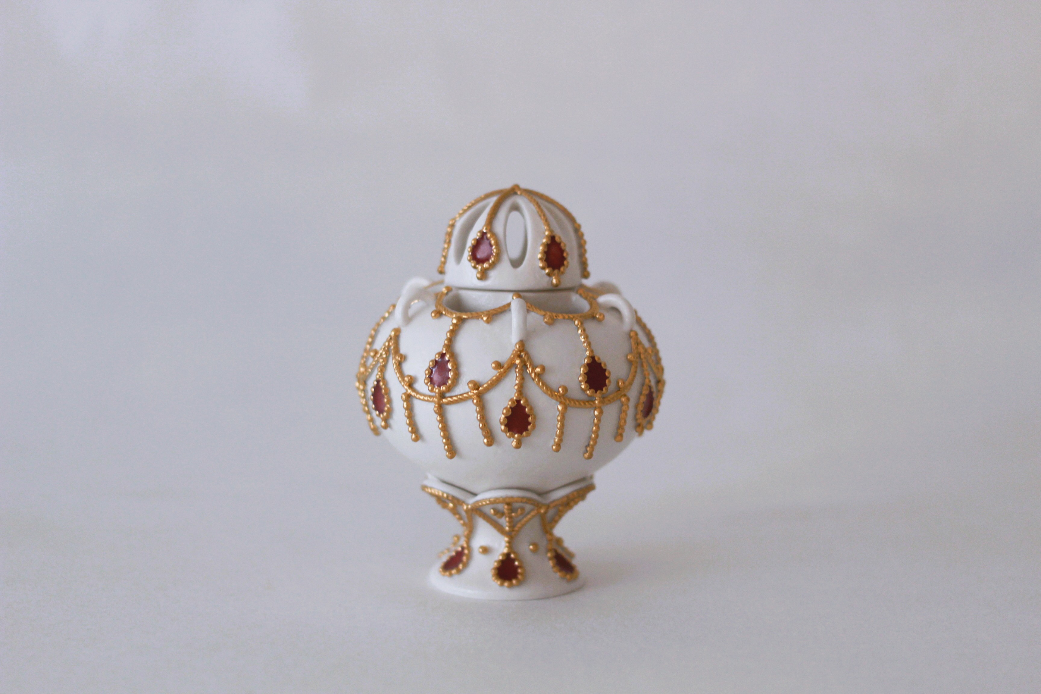 Awakening in Gold Series_Maroon red No.1