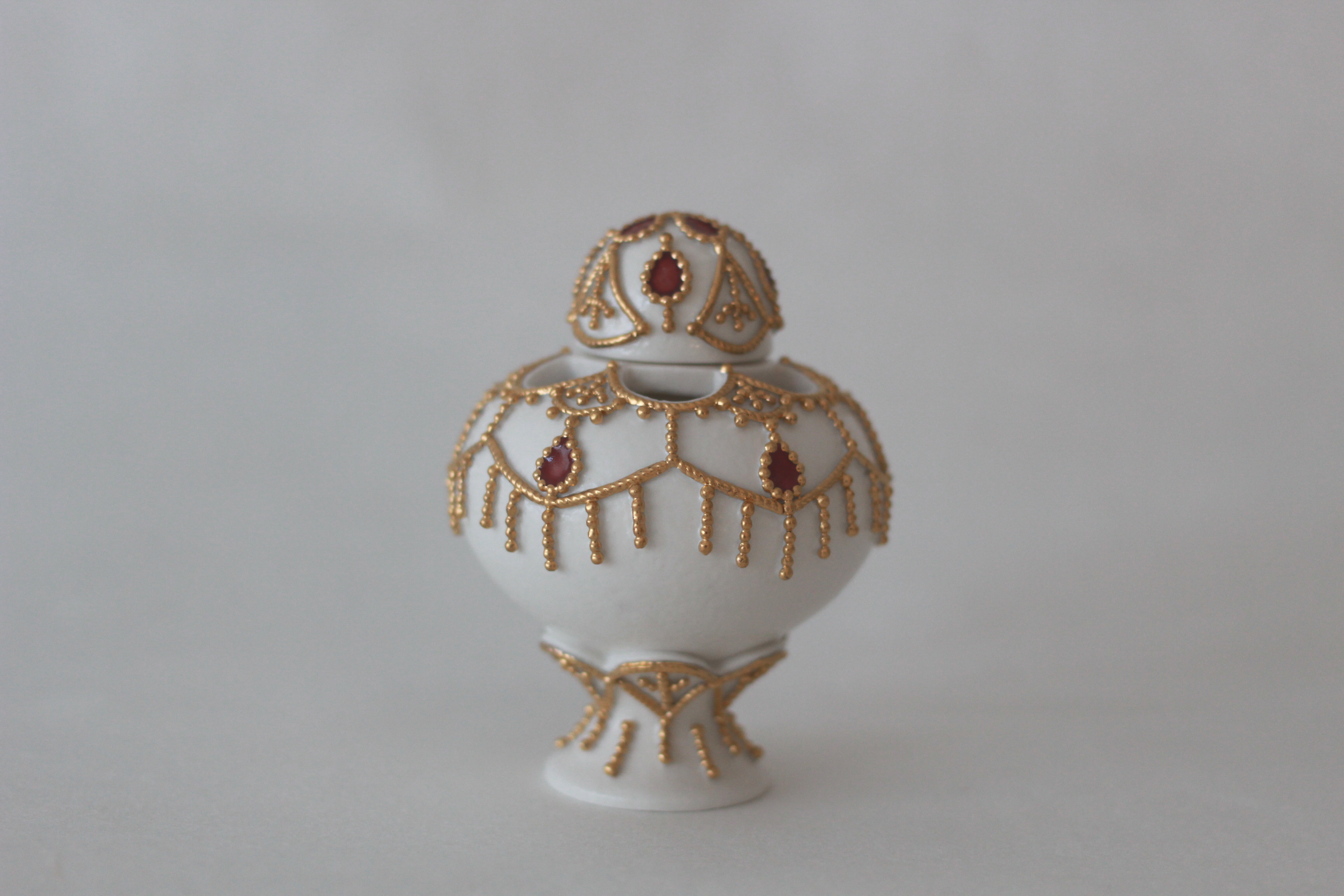 Awakening in Gold Series_Maroon red No.2 - Image 1