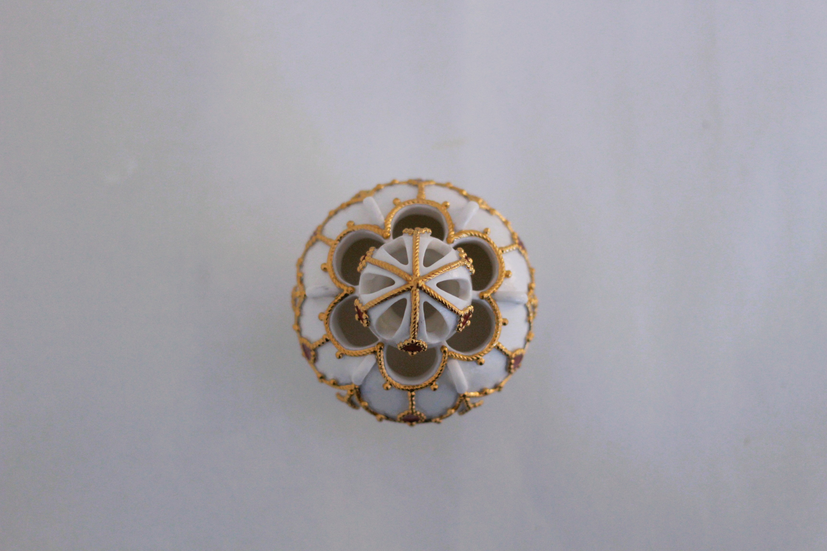 Awakening in Gold Series_Maroon red No.1 - Image 3