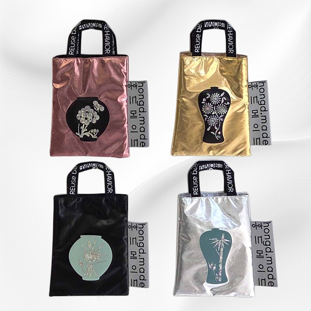 m.o.p pottery petit bag_梅, 蘭, 菊, 竹 - Image 1