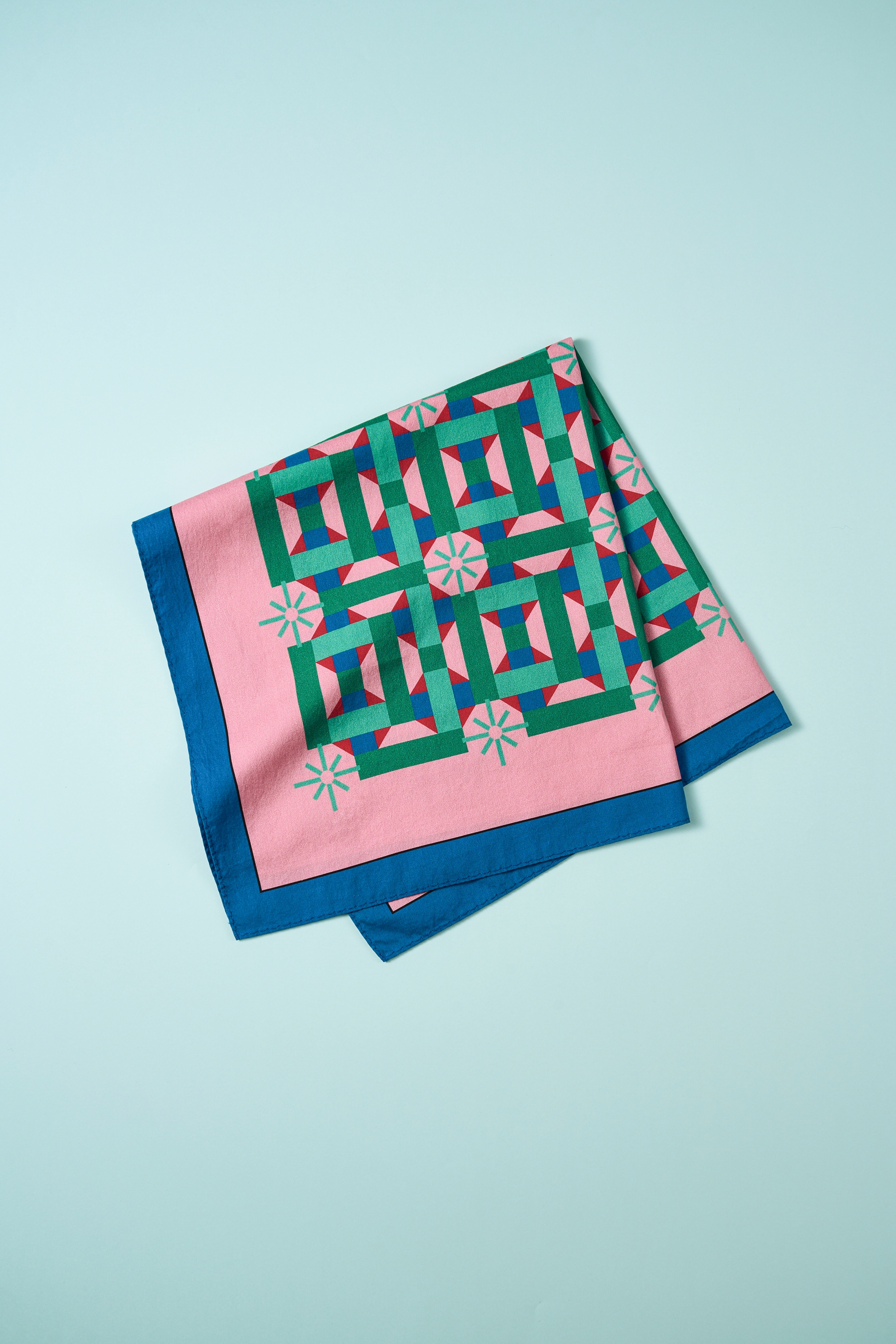 Dancheong Pattern Handkerchief