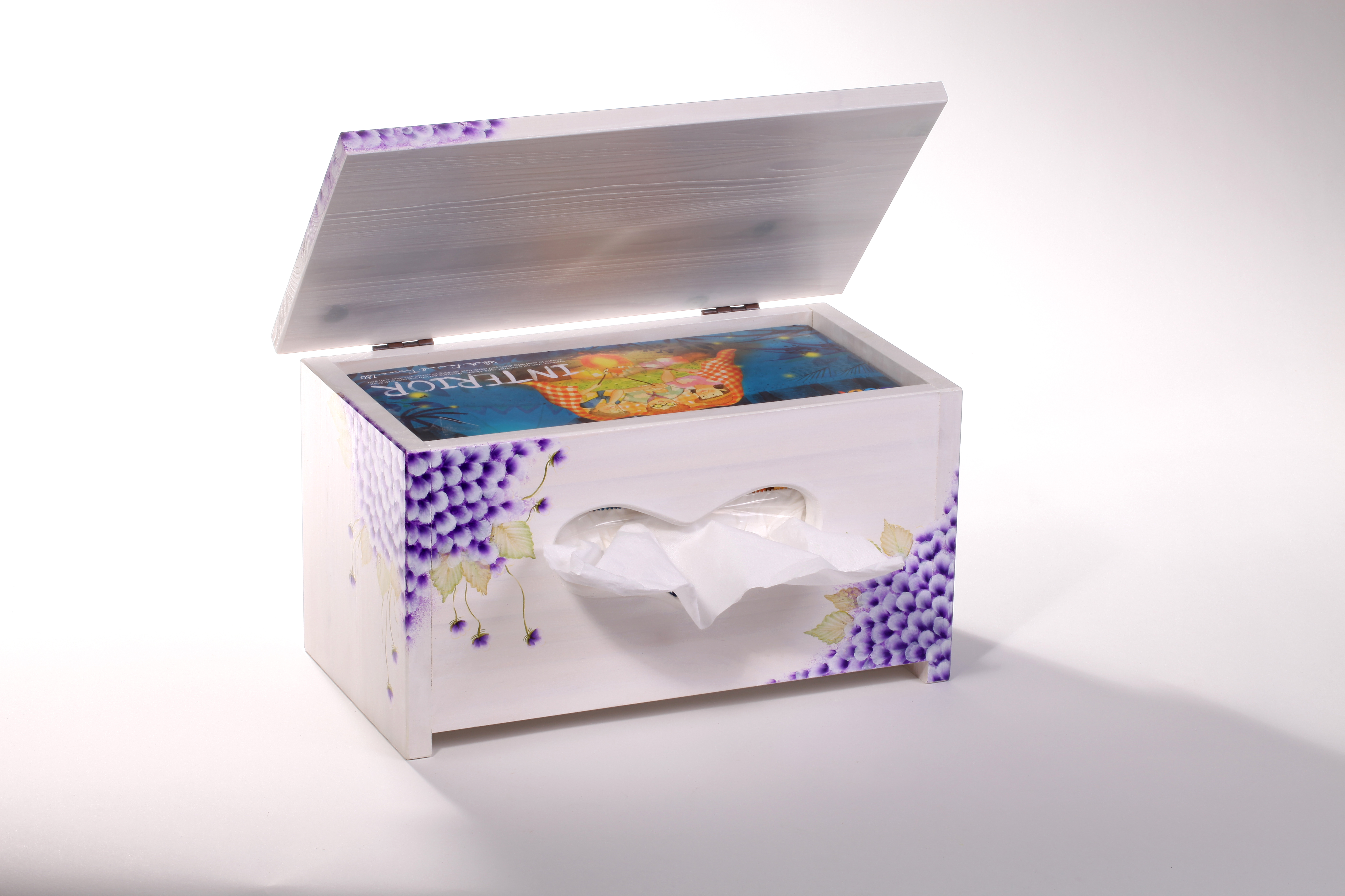 VioletFlowerTissue Case - Image 2