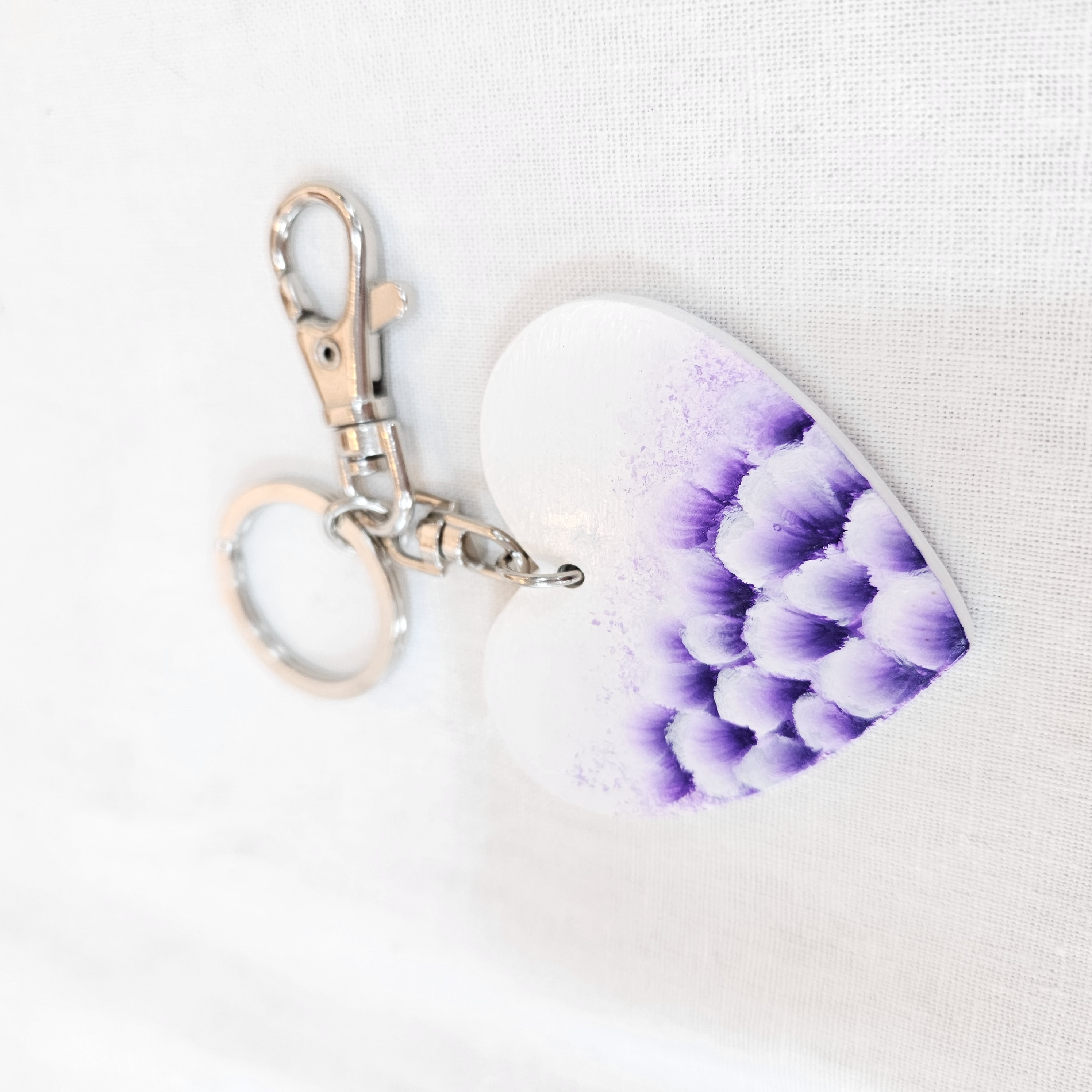 Violet Flower Keychain - Image 4
