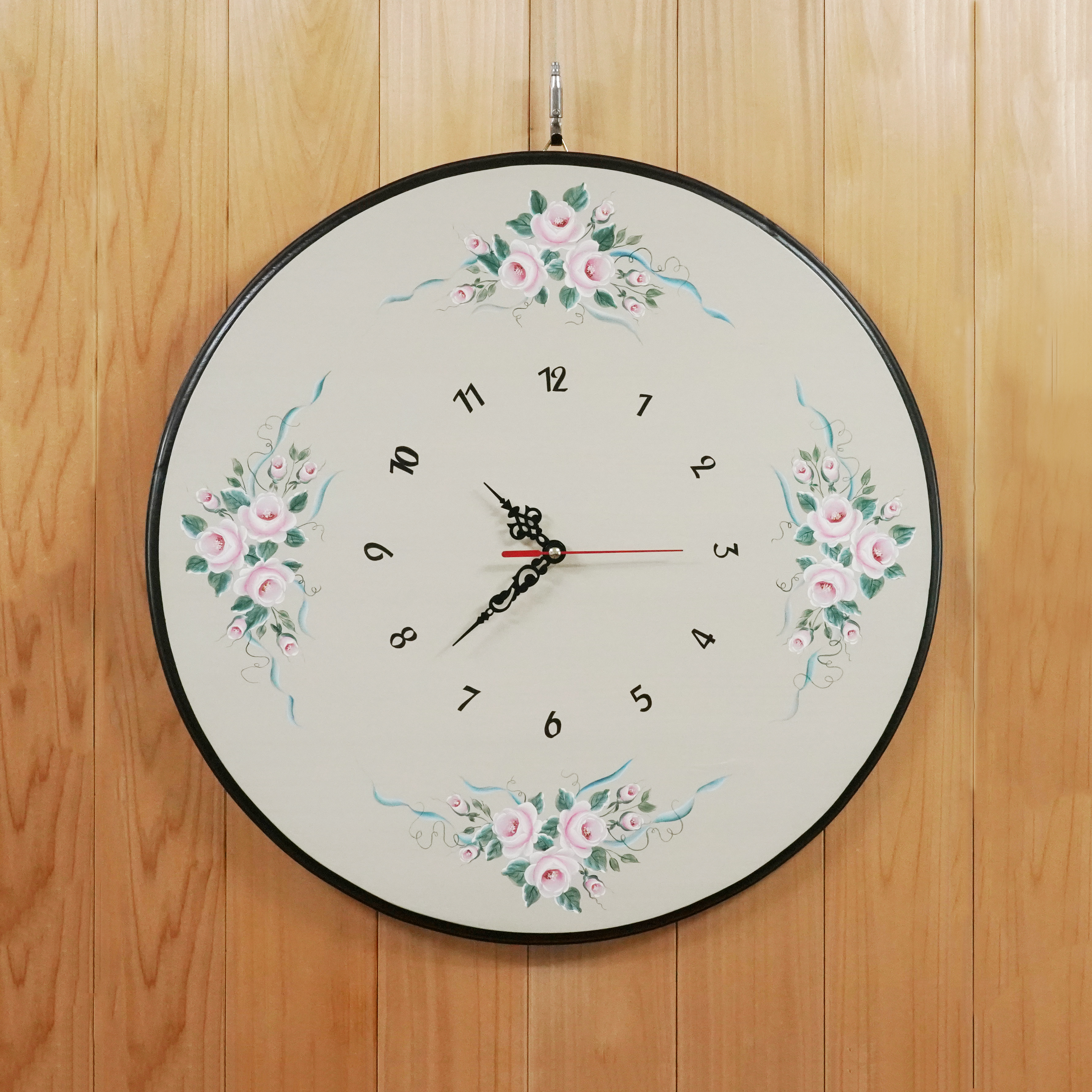 Folk Art Antique Clock - Image 2