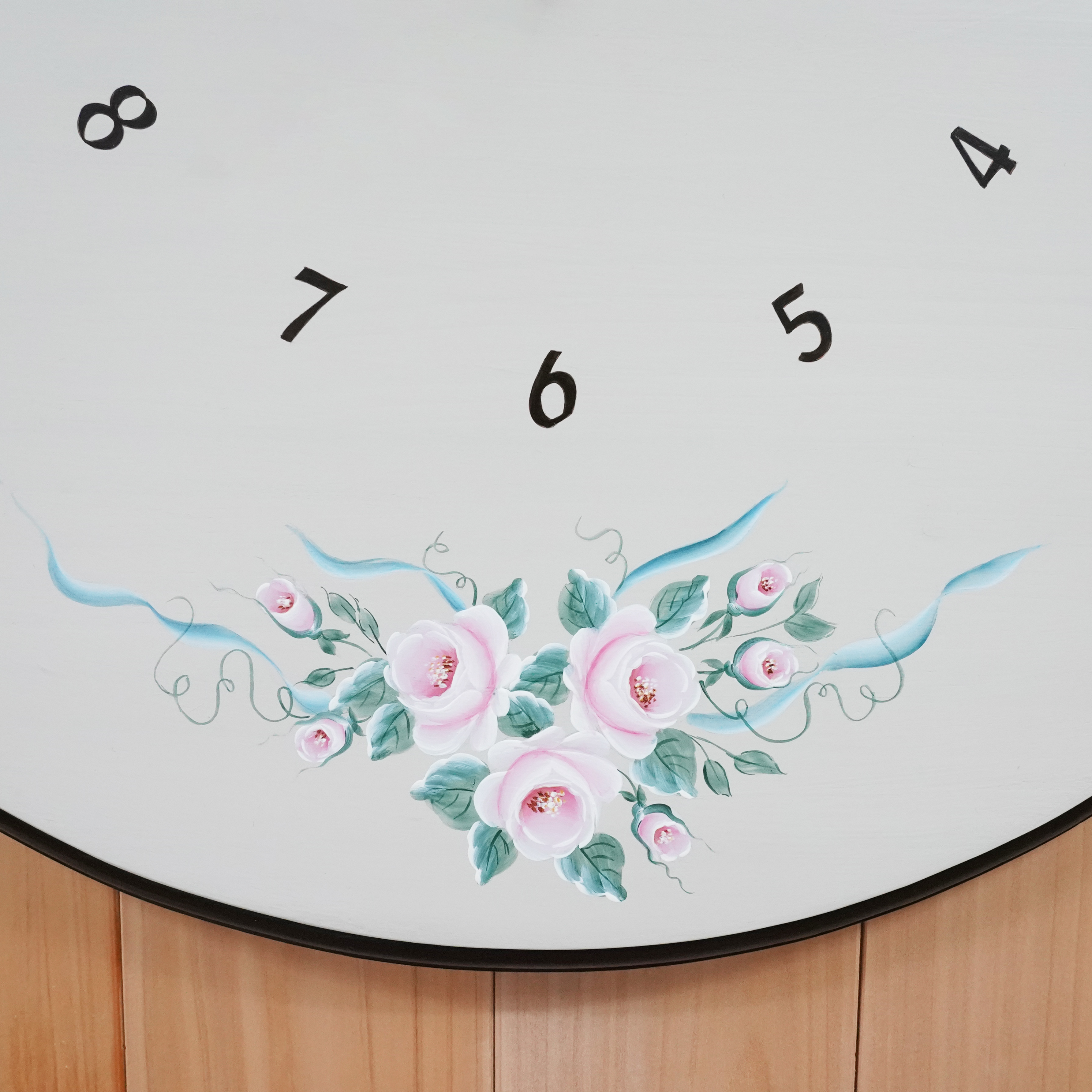 Folk Art Antique Clock - Image 3