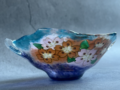 Ascending Vitreous Enamel Bowl