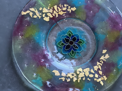 Ascending Vitreous Enamel Plate