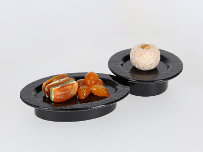 Ottchil Rim Pedestal Plate